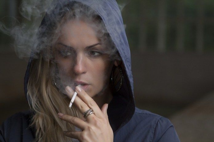 Woman, Smoking, Cigarette, Tobacco, Girl, Face